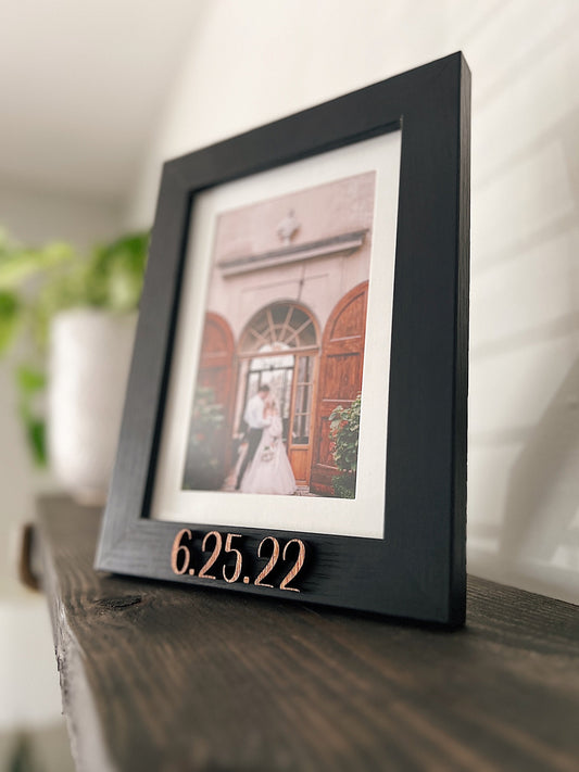 Personalized Date Picture Frame