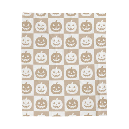 Pumpkin Halloween Plush Blanket