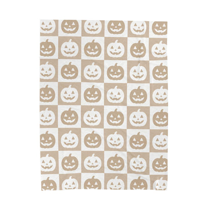 Pumpkin Halloween Plush Blanket