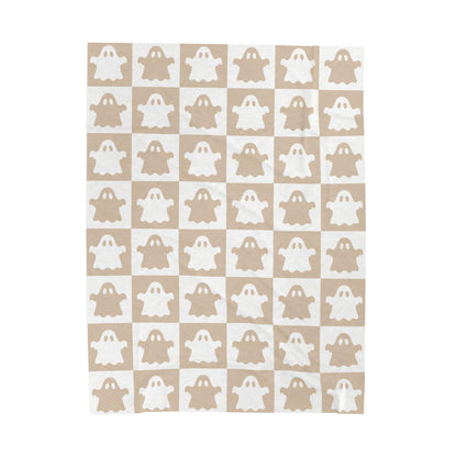 Ghost Halloween Plush Blanket