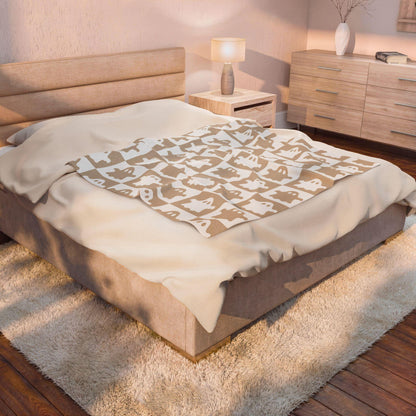 Ghost Halloween Plush Blanket